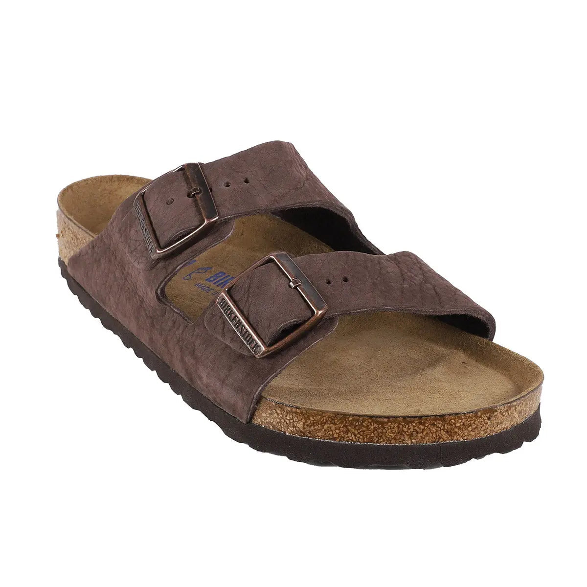 Birkenstock Arizona Soft Footbed Nubuck Leather Sandals