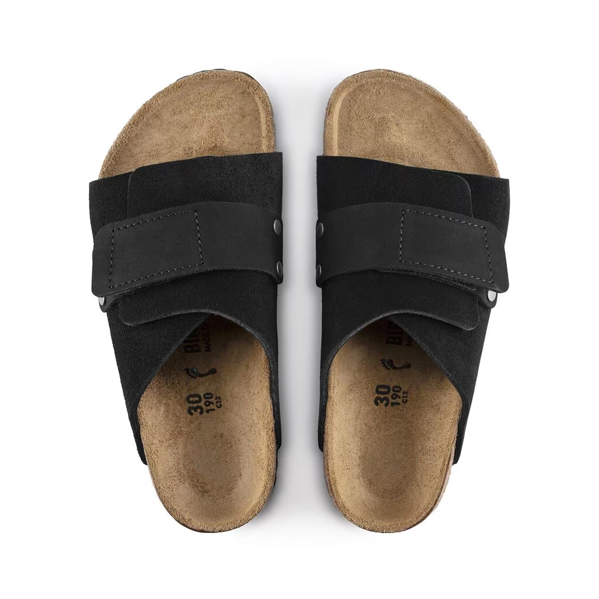 Birkenstock Kyoto Kids Suede Nubuck Black