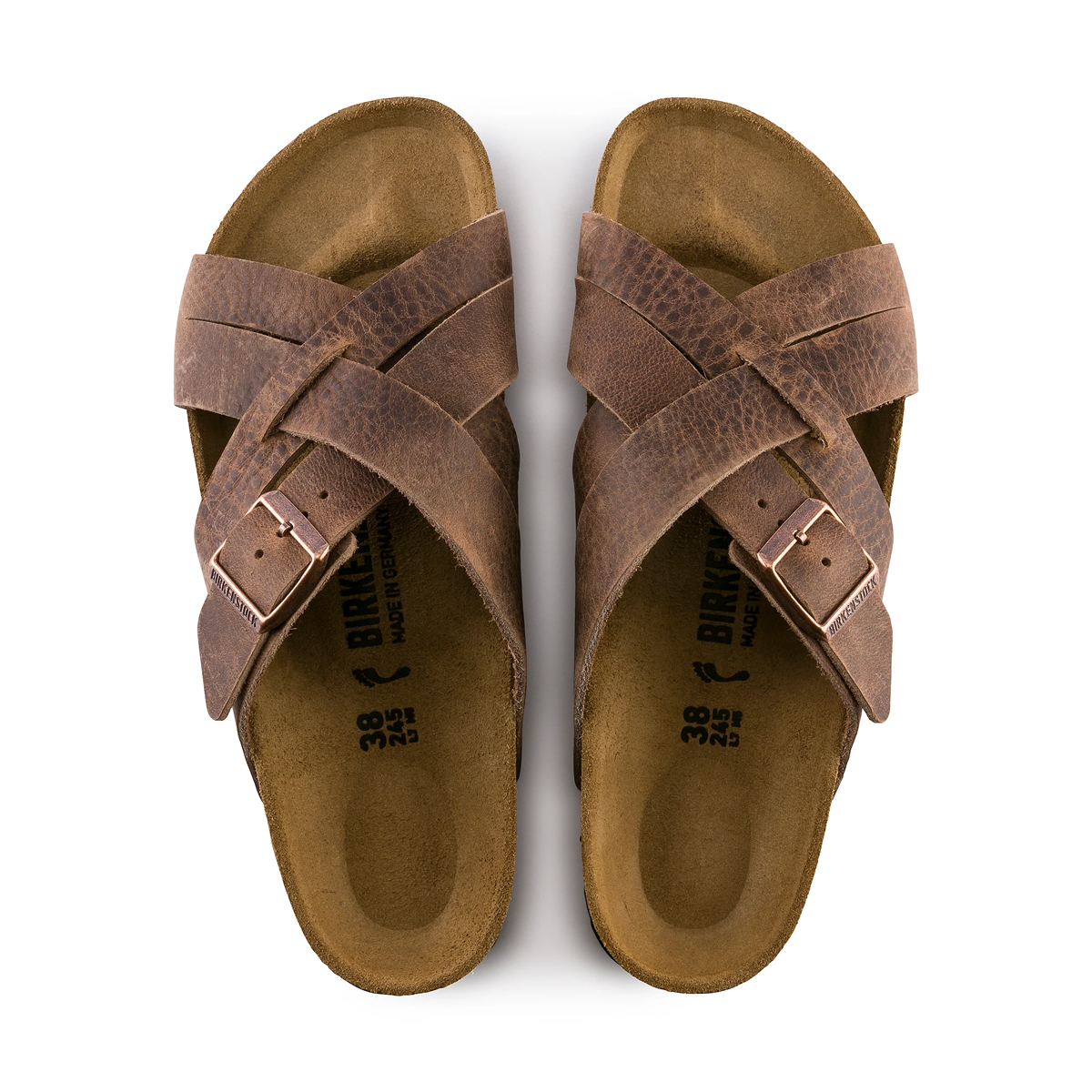 Birkenstock Lugano Oiled Leather Sandals