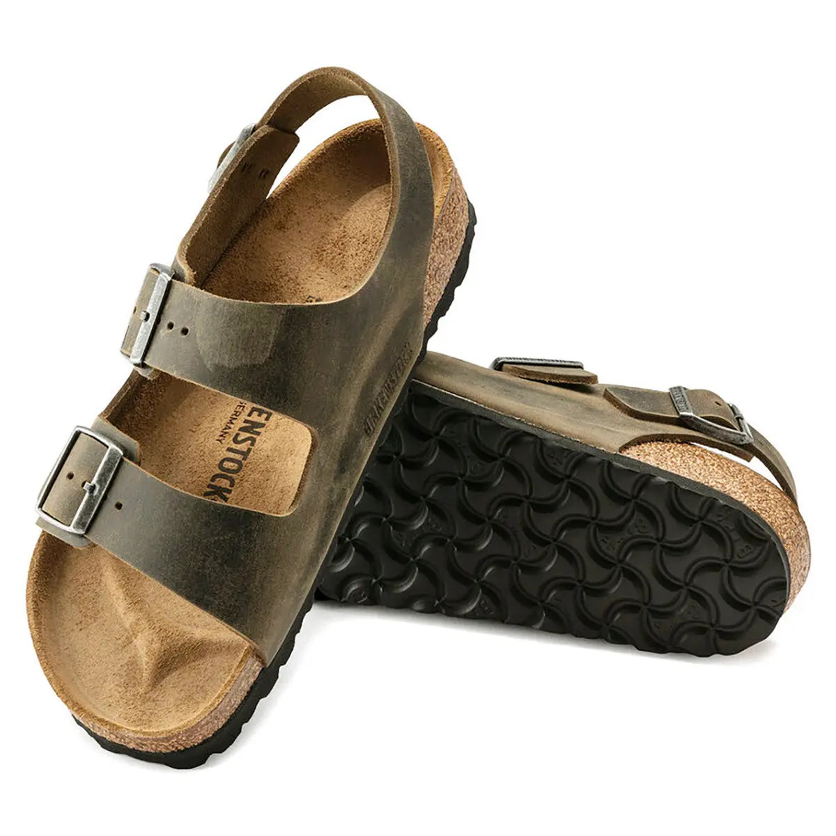 Birkenstock Milano Oiled Leather Sandals