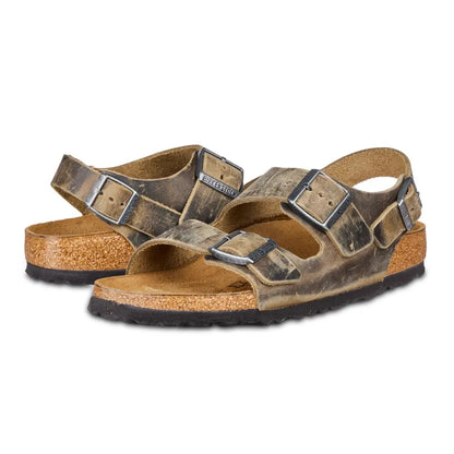 Birkenstock Milano Oiled Leather Sandals