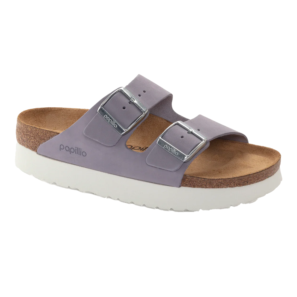 Birkenstock Women's Papillio Arizona Platform Natural Leather Sandals