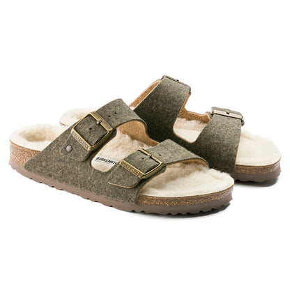 Birkenstock Arizona Happy Lamb Wool Felt Sandals