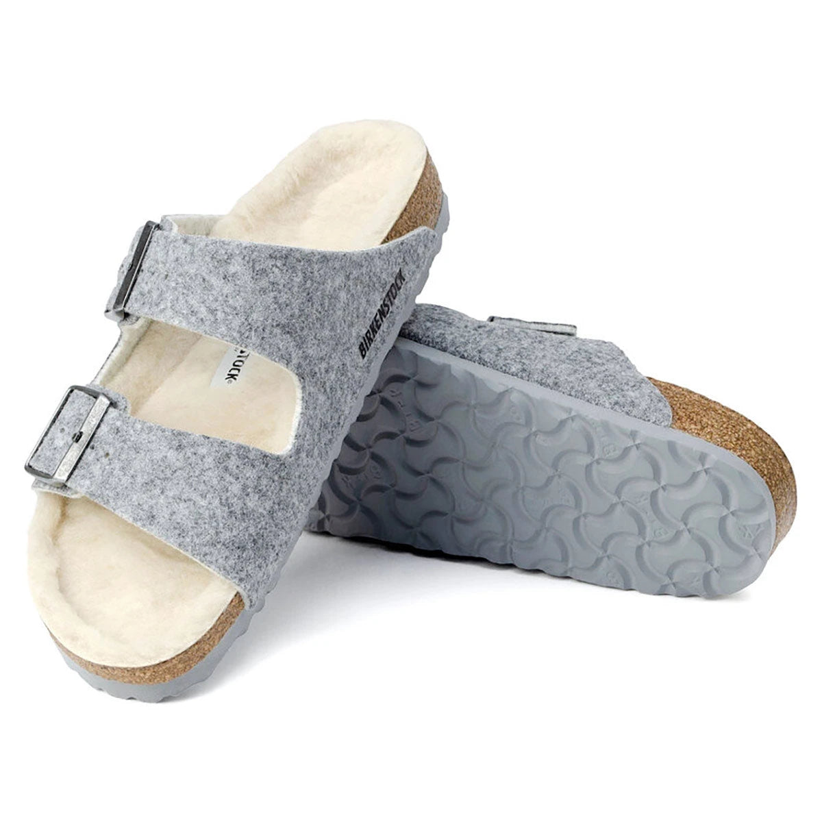 Birkenstock Arizona Happy Lamb Wool Felt Sandals