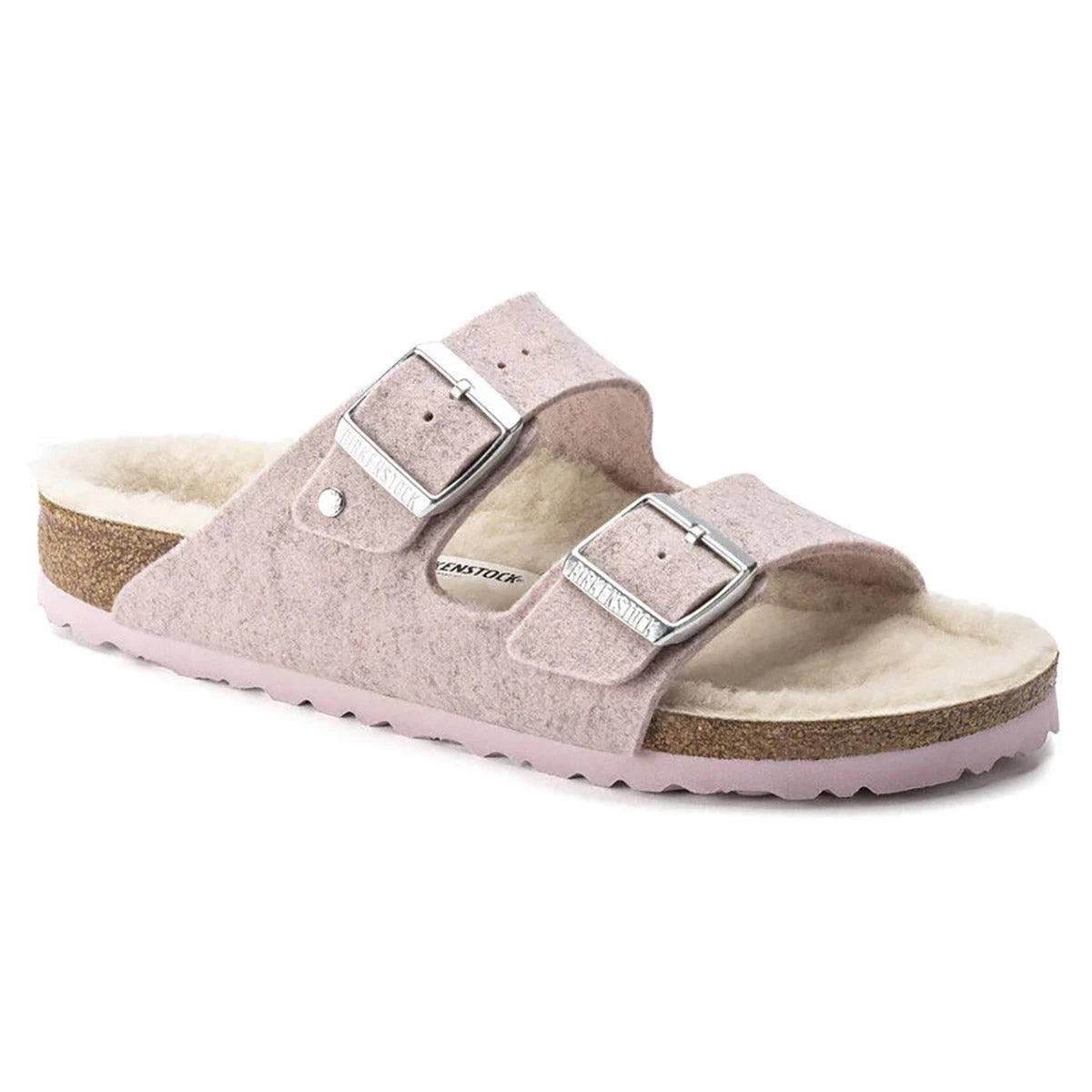 Birkenstock Arizona Happy Lamb Wool Felt Sandals