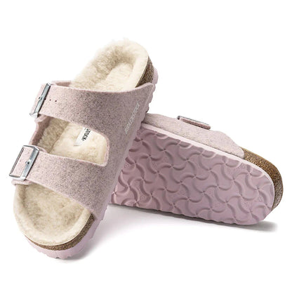 Birkenstock Arizona Happy Lamb Wool Felt Sandals