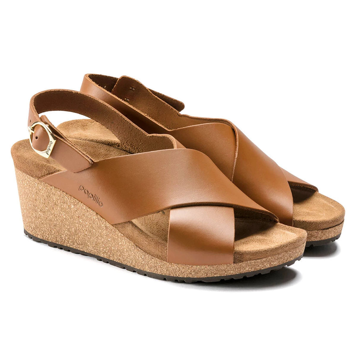 Birkenstock Women's Papillio Samira Natural Leather Sandals