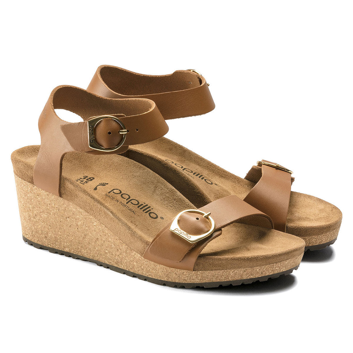 Birkenstock Women's Papillio Soley Natural Leather Sandals