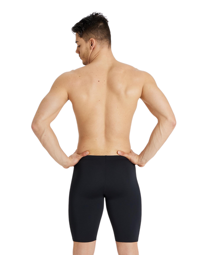Arena Men's Team Solid Jammer - Black/ White