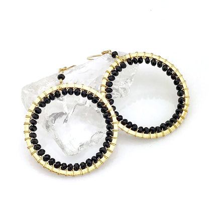 Blue Chalcedony Halo Earrings