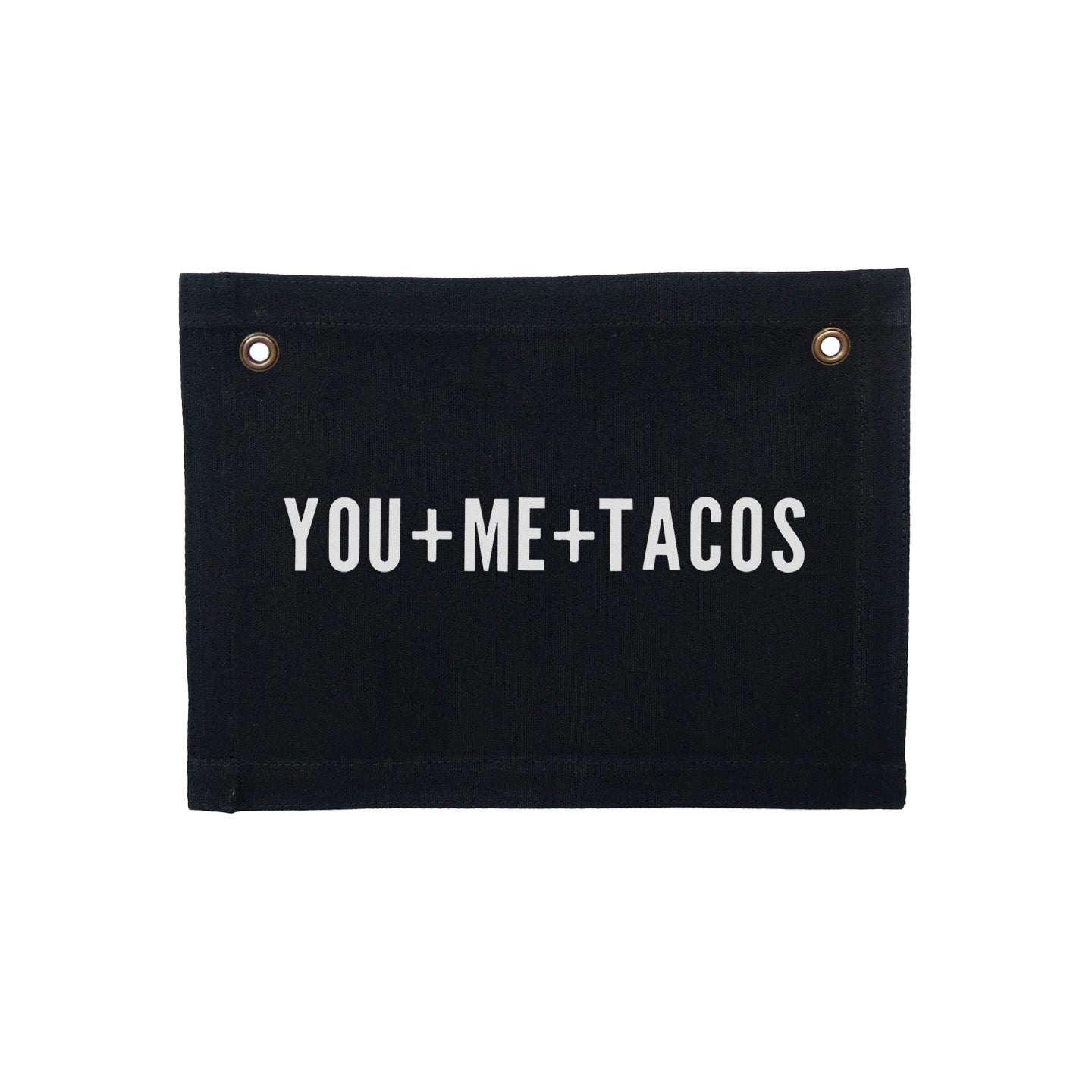 Frankie Jean You+Me+Tacos Small Canvas Flag