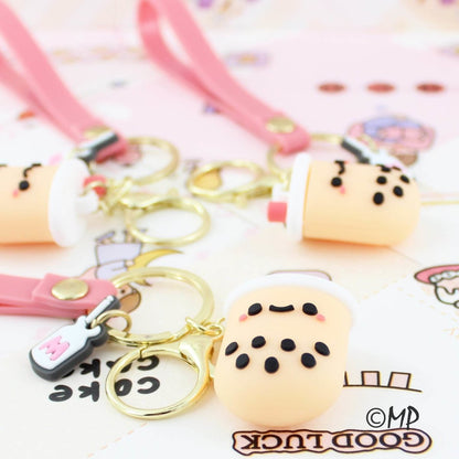 Charming Bubble Tea Keychain – Perfect for Boba Tea Enthusiasts