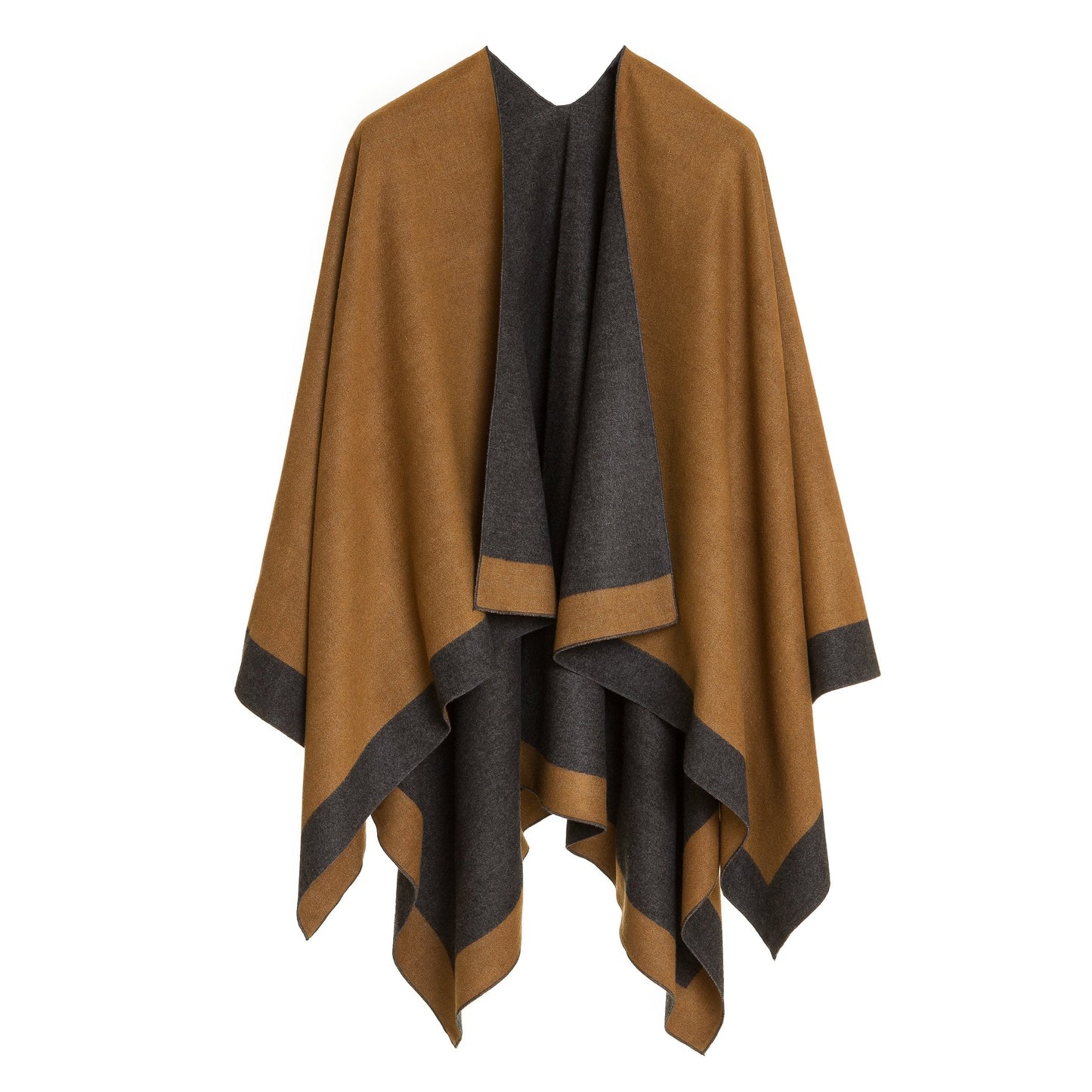 Women's Shawl Wrap Poncho Cape Cardigan Sweater Open Front