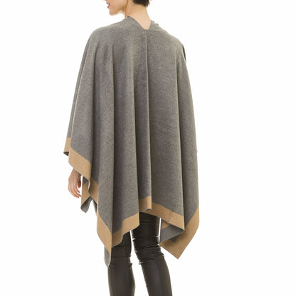 Women's Shawl Wrap Poncho Cape Cardigan Sweater Open Front