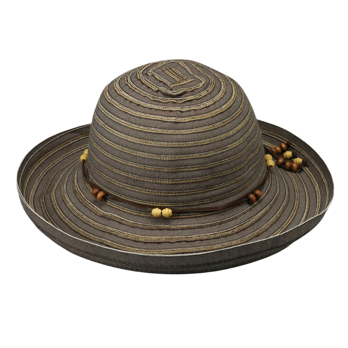 Wallaroo Breton Packable Sun Hat - Chocolate