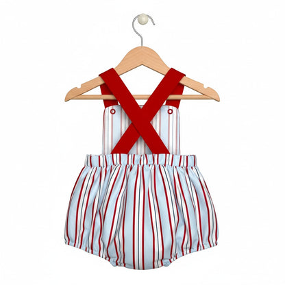 All-American Stripes Bubble Romper