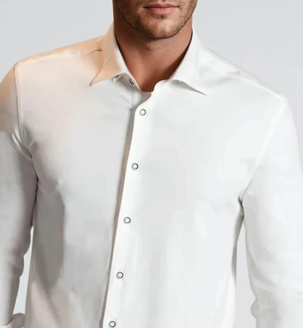 Buki Cinqo 'Single Shot' Long Sleeve Shirt - White