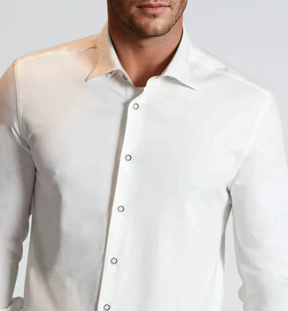 Buki Cinqo 'Single Shot' Long Sleeve Shirt - White