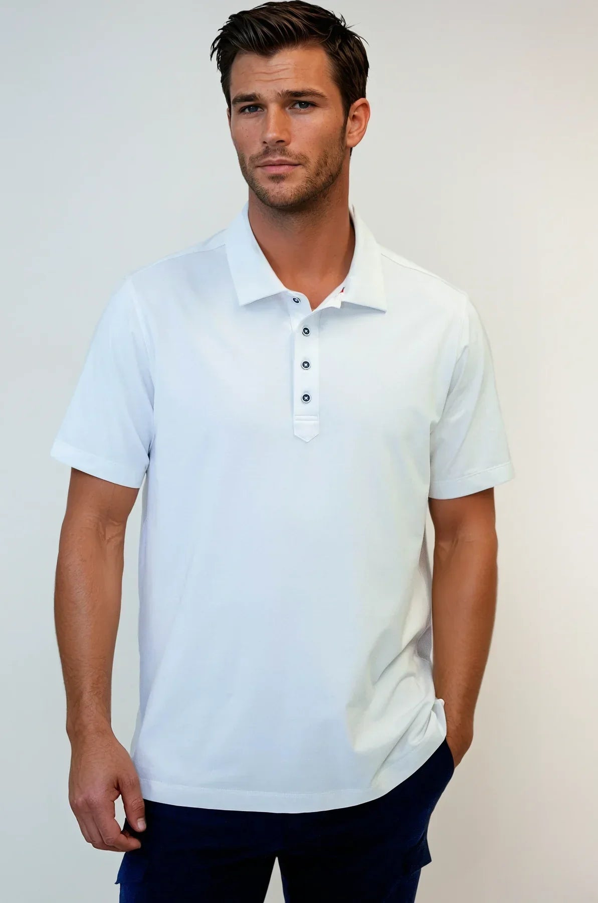 Buki Cinqo Polo 2-Pack - White/Black