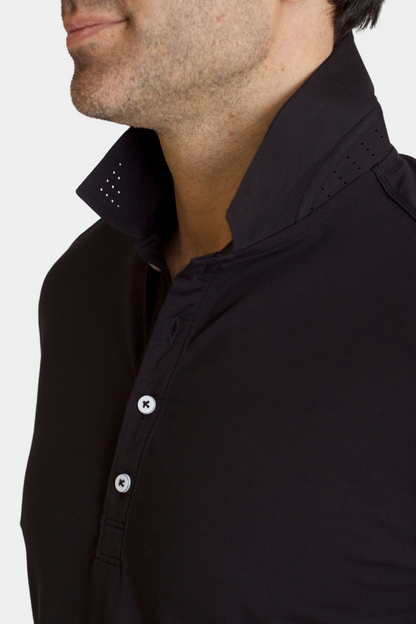 Coolest Polo Tech Shirt - Black