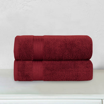 Elegant Comfort 2 Pack Premium Turkish Cotton Bath Towel Set, 27 x 54 inch
