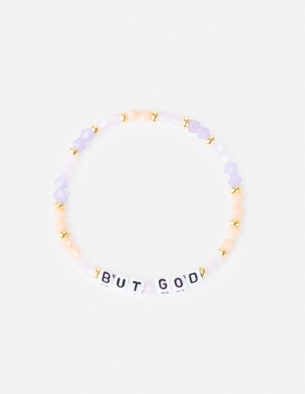 Elevated Faith But God Letter Bracelet