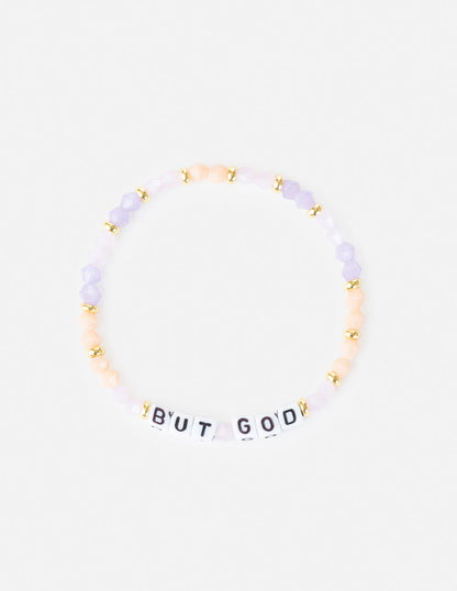 Elevated Faith But God Letter Bracelet