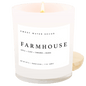 Farmhouse Soy Candle - White Jar - 11 oz