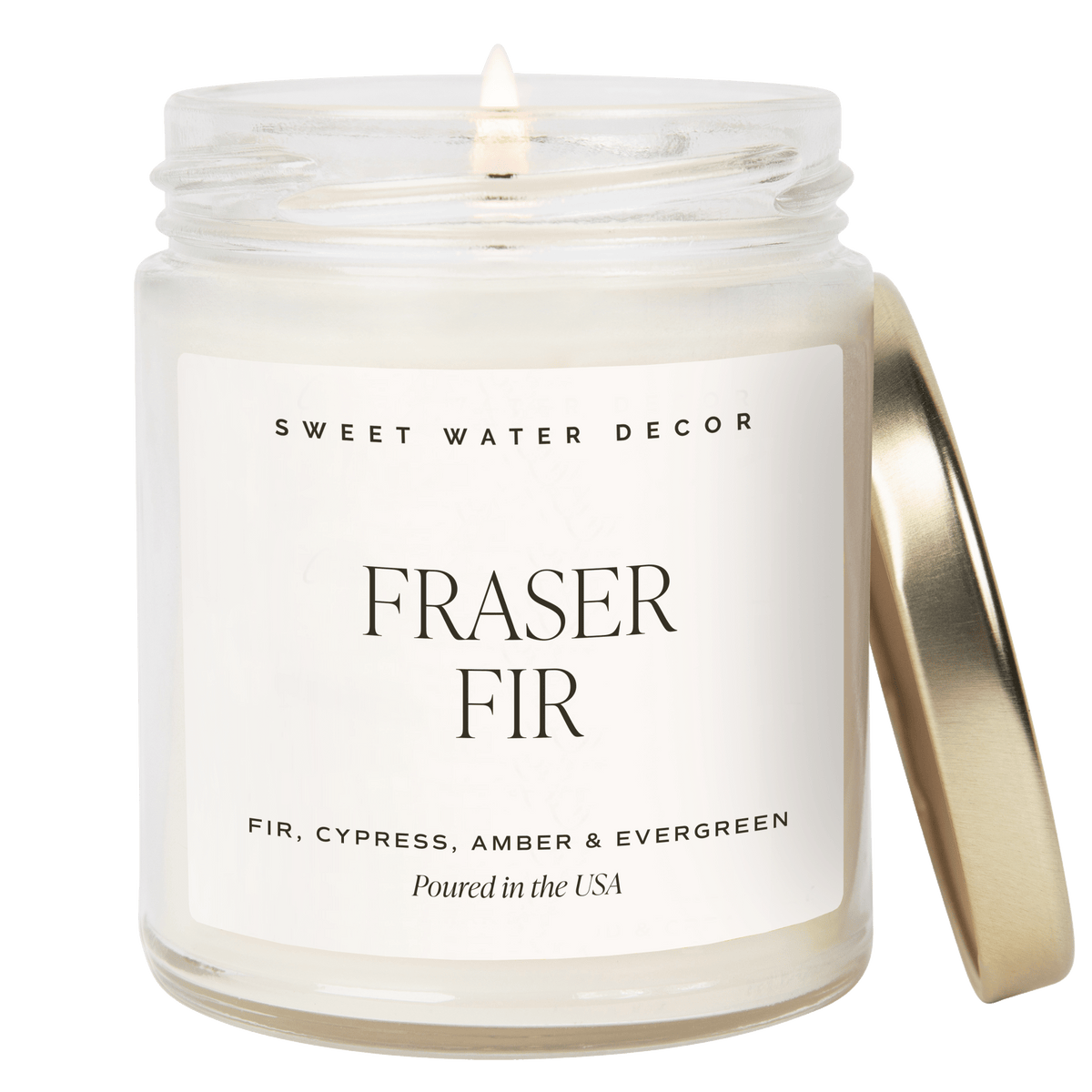 Fraser Fir Soy Candle - Clear Jar - 9 oz