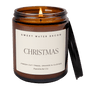 Christmas Soy Candle - Amber Jar - 9 oz