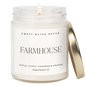 Farmhouse Soy Candle - Clear Jar - 9 oz
