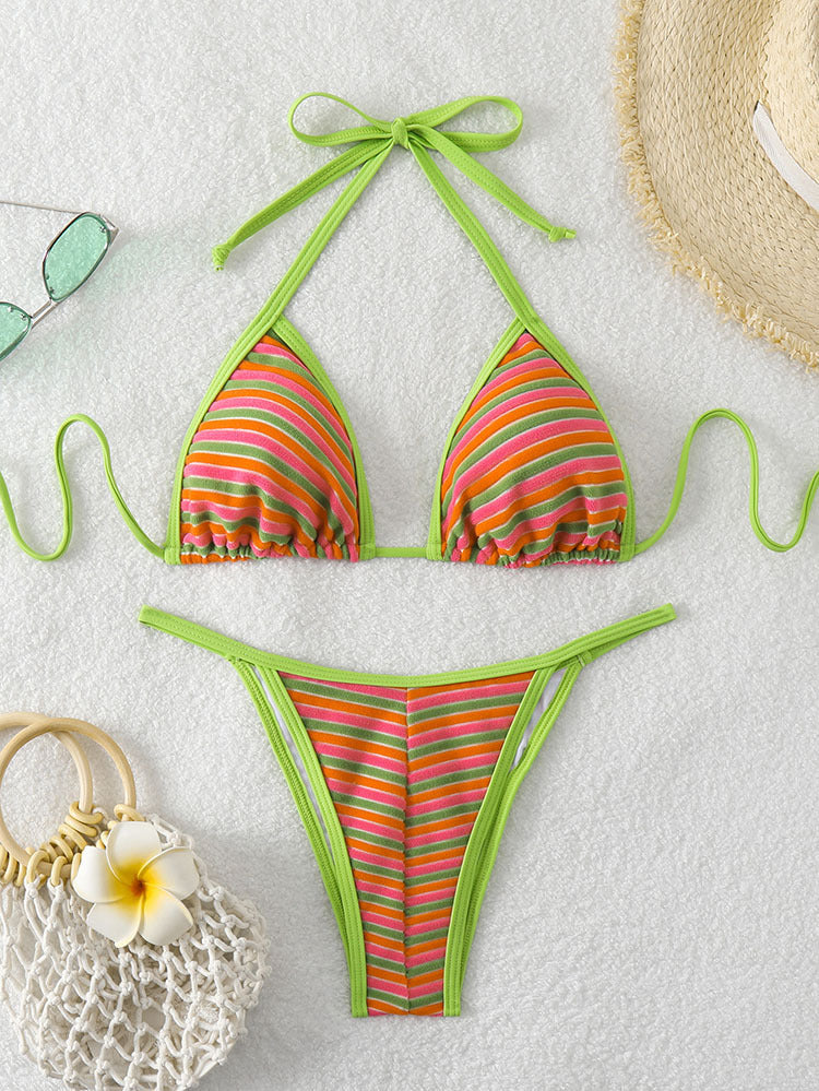 Style Strappy Bikini Set Sexy Beach Swim Suit