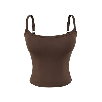 Slim fit round neck top for women