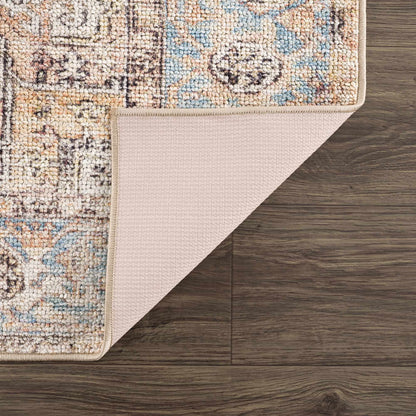Beck Peach Washable Area Rug - Clearance