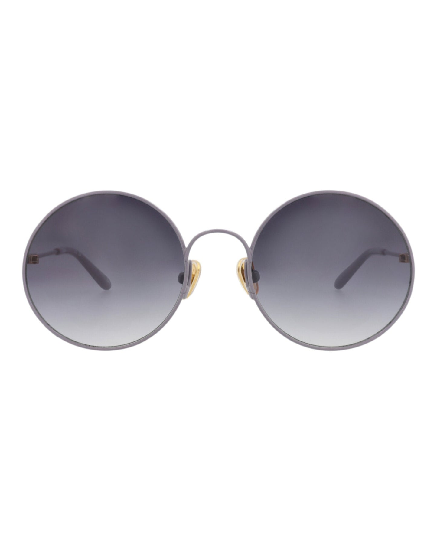 Chloé Round-Frame Metal Sunglasses