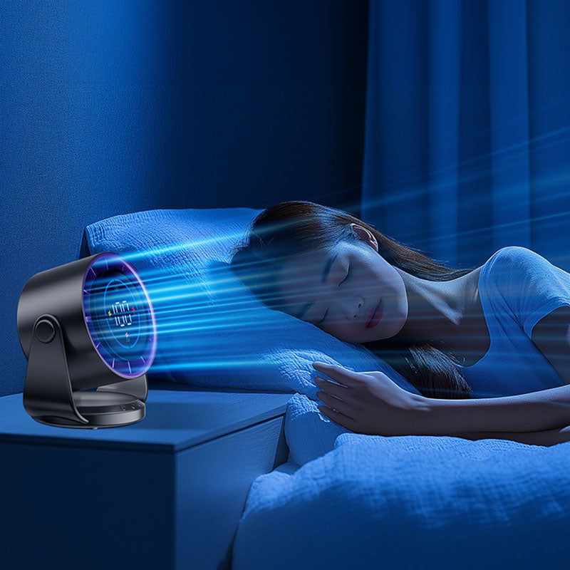 100-Speed Rechargeable Desk Fan