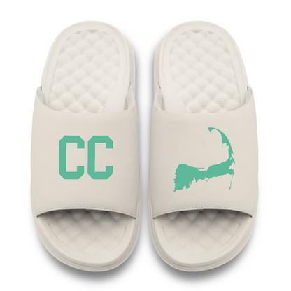 Cape Cod Outline Motive Slide Sandals