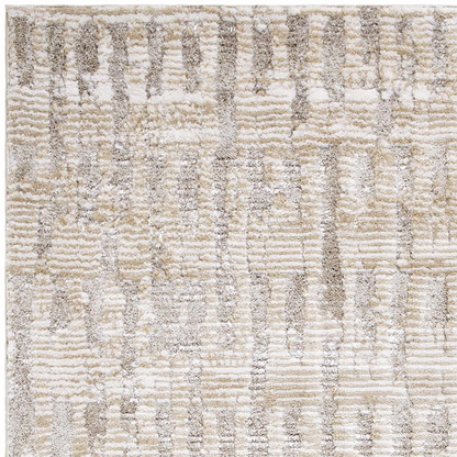 Chelle Beige Shag Area Rug