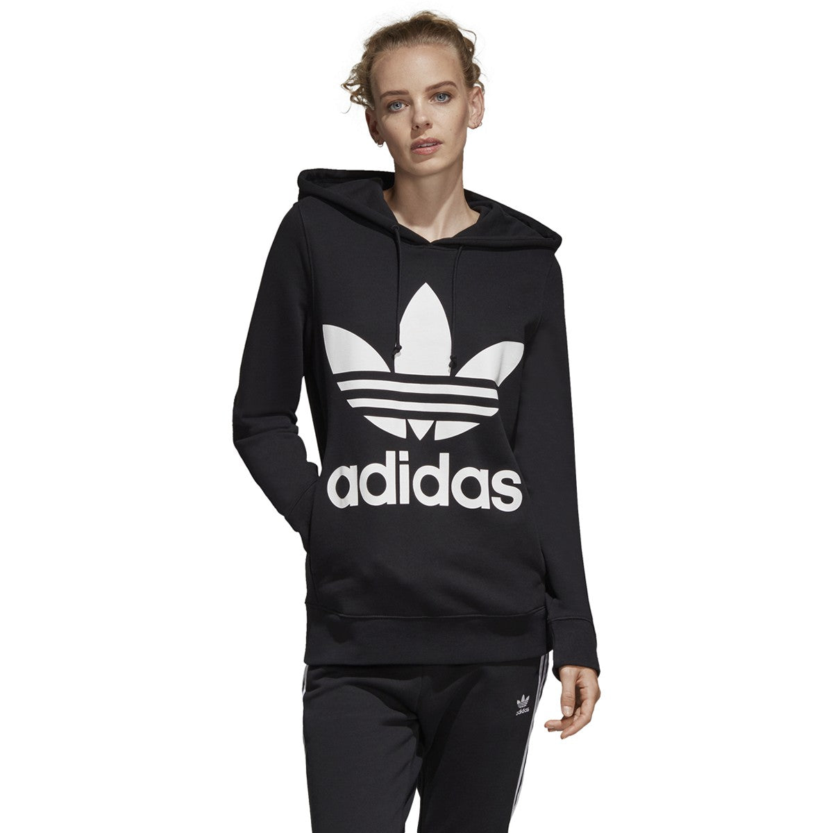 adidas Women's Originals Trefoil Hoodie Sweaters
