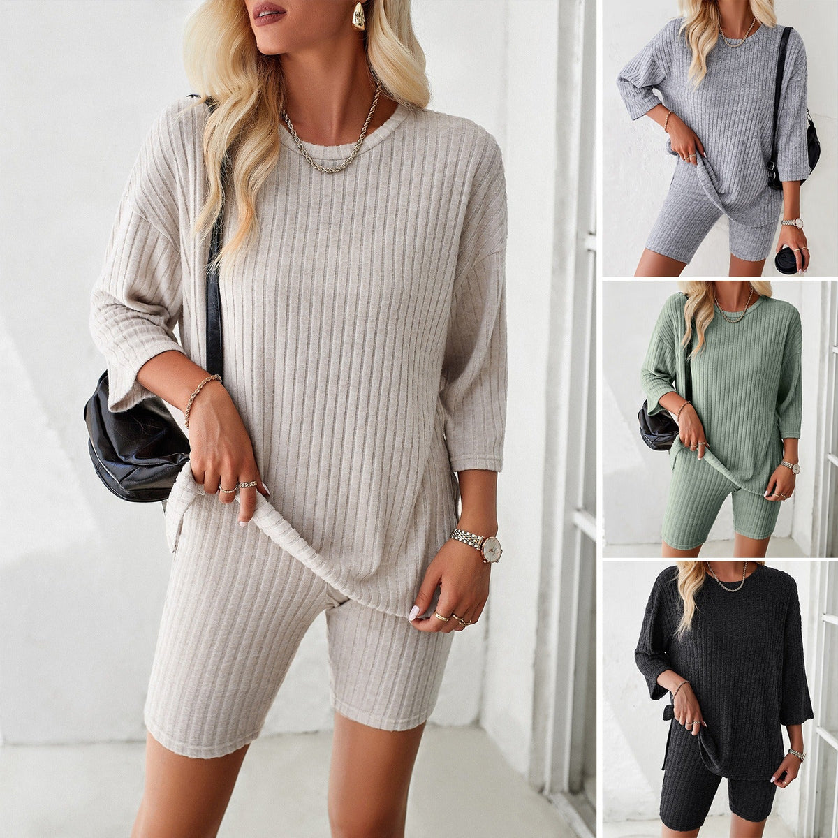 European and American Women’s Spring and Summer Elegant and Fashionable Casual Set