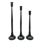 Black Cast Iron Taper Candle Holders