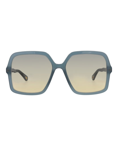 Chloé Square-Frame Bio Acetate Sunglasses