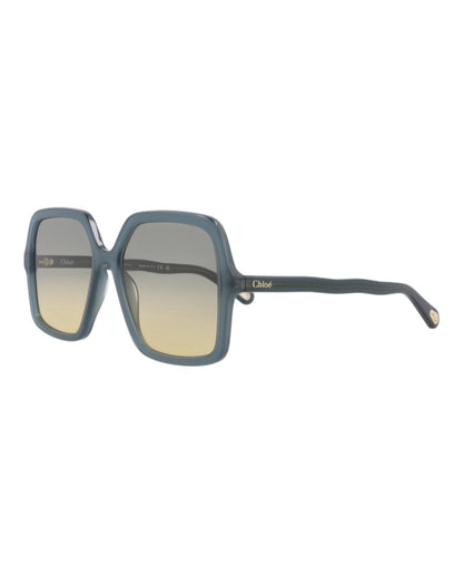 Chloé Square-Frame Bio Acetate Sunglasses