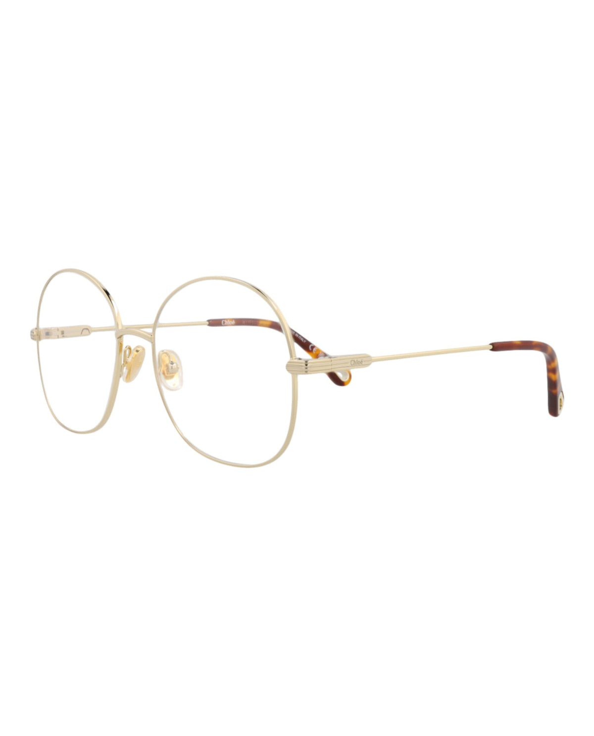 Chloé Round-Frame Metal Optical Frames