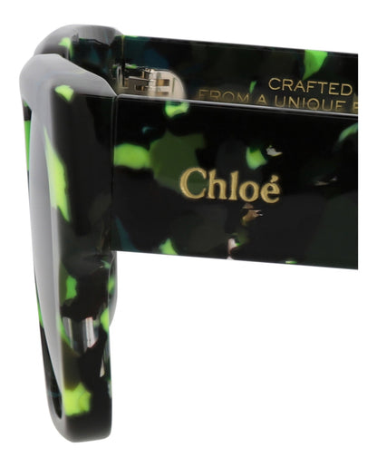 Chloé Square-Frame Recycled Acetate Sunglasses