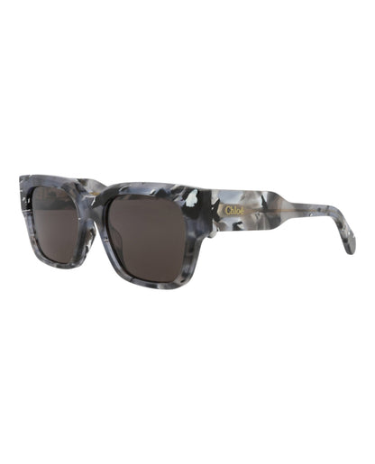 Chloé Square-Frame Recycled Acetate Sunglasses