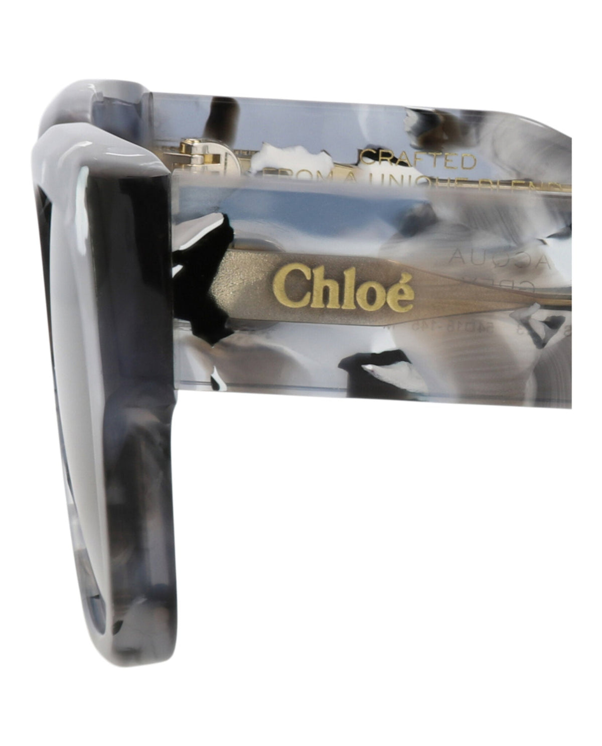 Chloé Square-Frame Recycled Acetate Sunglasses
