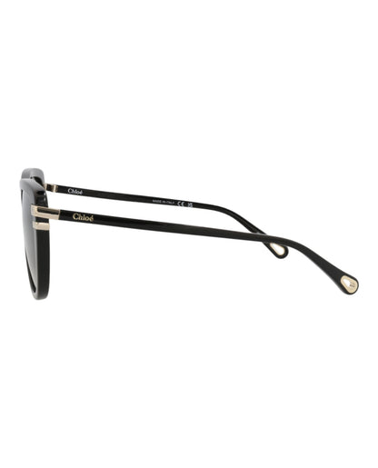 Chloé Square-Frame Recycled Acetate Sunglasses