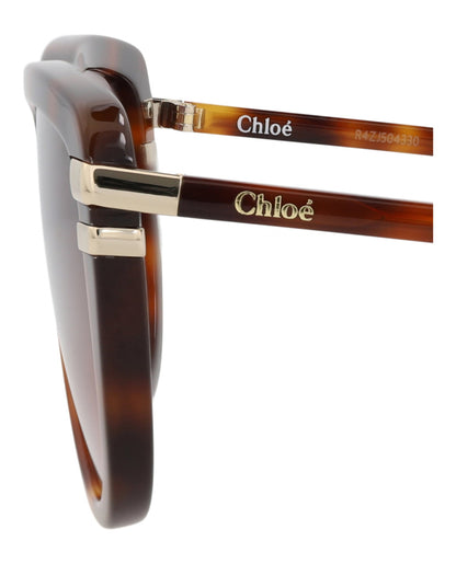 Chloé Square-Frame Recycled Acetate Sunglasses