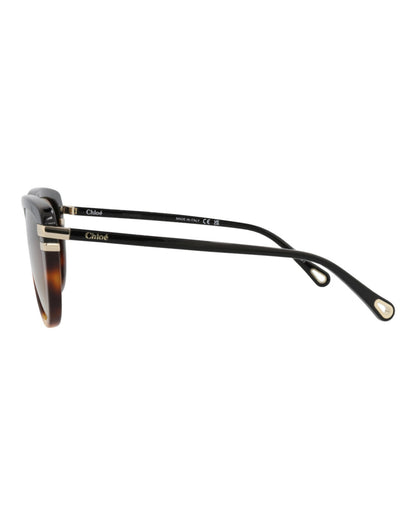 Chloé Square-Frame Recycled Acetate Sunglasses